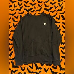Nike Black Fleece-Lined Sweatshirt L